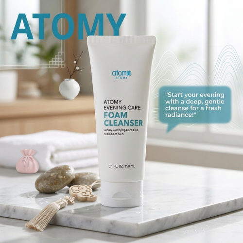 ATOMY EVENING CARE FOAM CLEANSER  -  ( 150ML )